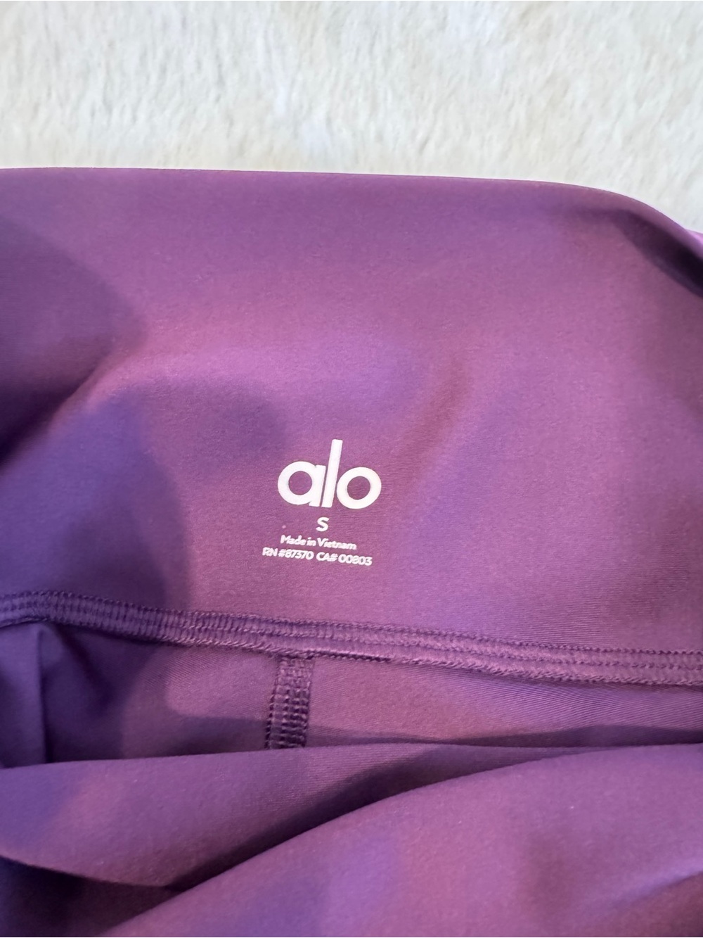 ALO Yoga Air Lift 7/8 Purple Leggings Size S